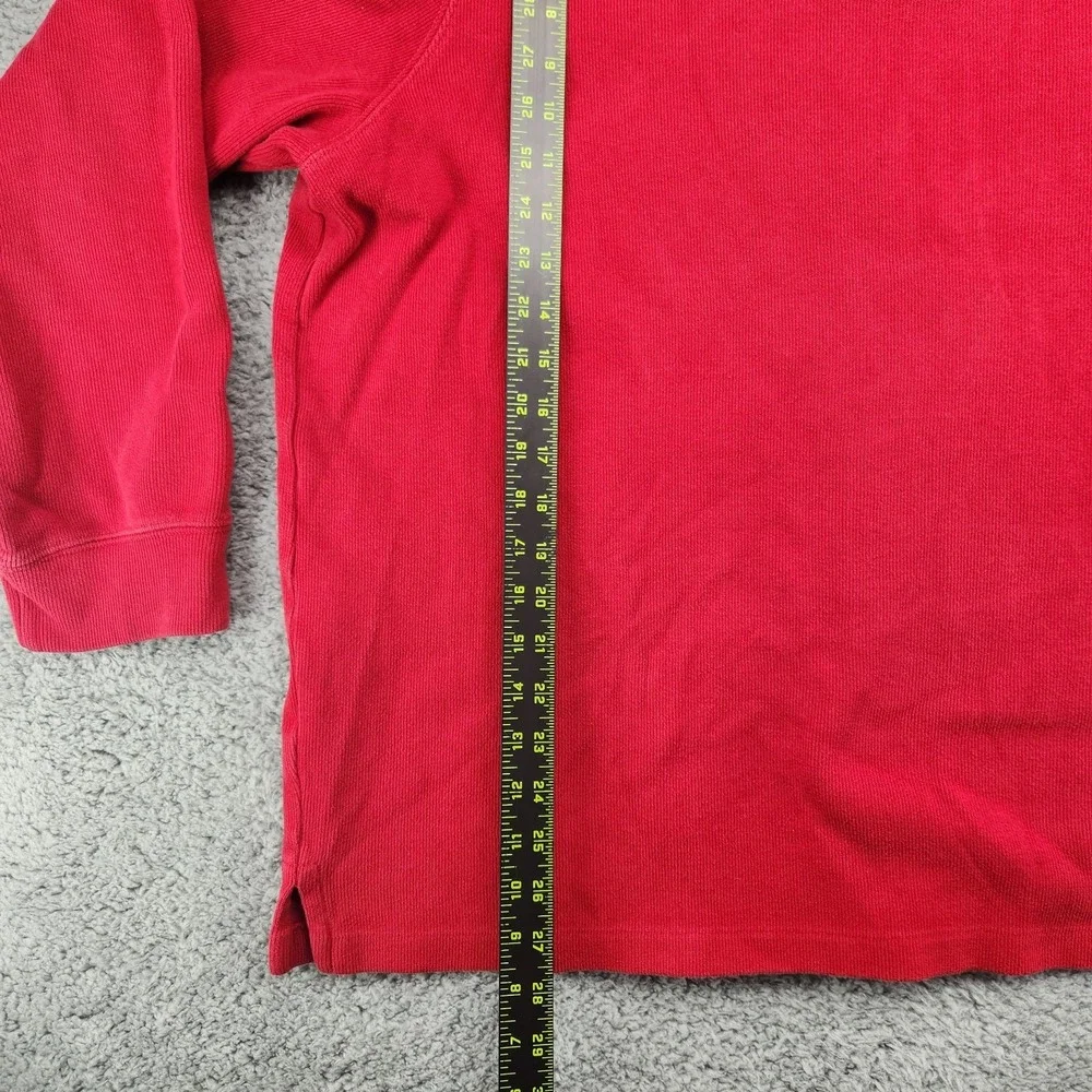 Polo Ralph Lauren 1/4 Zip Pullover Sweater Mens Size 2XL Red Vintage Pony
